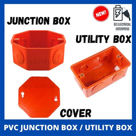 what is the difference between junction box and utility box|residential electrical outlet boxes.